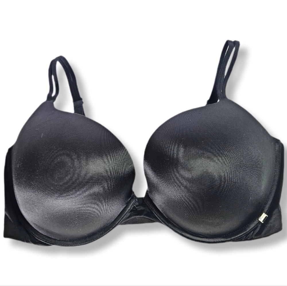 Victoria's Secret Very Sexy Push-Up Bra 38DD/38E True Black Convertible Straps